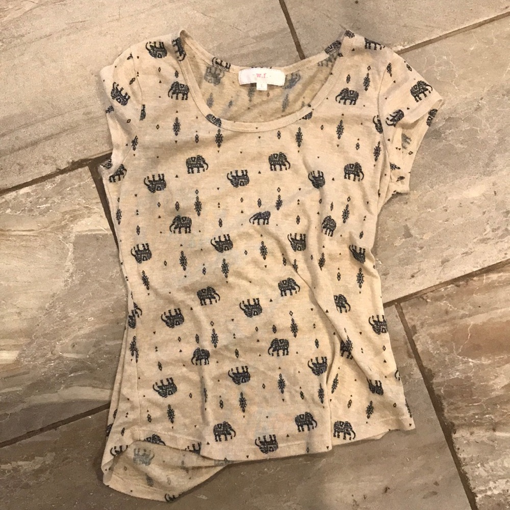 Tribal print t-short